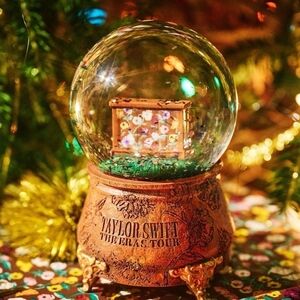 Taylor Swift The Eras Tour Acoustic Piano Snow Globe In Hand